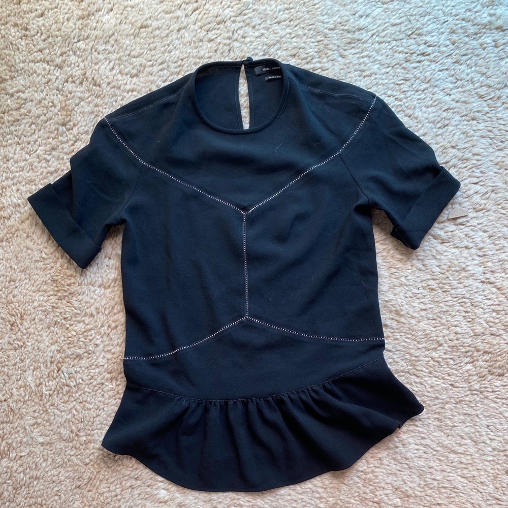 Isabel Marant chic peplum top 💕